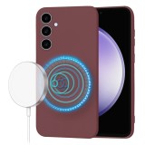 Husa silicon Samsung Galaxy S23 FE Techsuit SoftFlex MagSafe, bordo