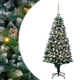 Cumpara ieftin Brad de Craciun cu lumini LED Verde si alb 180 cm
