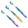 Set Periuțe de Dinți, Multi Action, Multicolor, Adulți, 3 Bucăți, Fibre Moi, Curățare Limbă, Oem