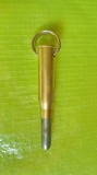 F843-Breloc Glont alama facut din cartus original dezafectat 1razboi mondial.
