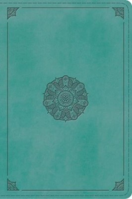 ESV Study Bible, Personal Size (Trutone, Turquoise, Emblem Design) foto