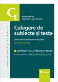 Culegere de subiecte și teste pentru admiterea &icirc;n profesia de grefier - Paperback brosat - Hamangiu