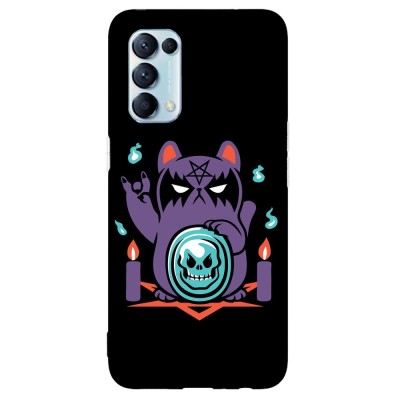 Husa compatibila cu Oppo Find X2 Pro model Magic cat, Silicon, TPU, Viceversa foto