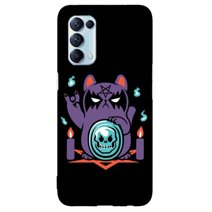 Husa compatibila cu Oppo Find X2 Pro model Magic cat, Silicon, TPU, Viceversa
