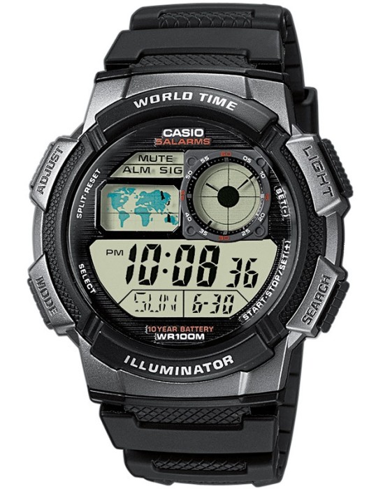 Ceas Barbati, Casio, Collection AE AE-1000W-1B - Marime universala