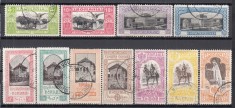 ROMANIA 1906 LP 63 EXPOZITIA GENERALA BUCURESTI SERIE STAMPILATA
