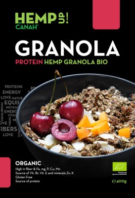 GRANOLA PROTEIN CU CANEPA ECO 400gr CANAH foto