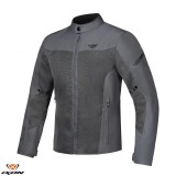 Geaca (jacheta) barbati pentru scuter - motocicleta Racing/Roadster Ixon vara model Fresh MS culoare: gri &ndash; tip croi: Slim Fit 2XL