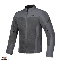 Geaca (jacheta) barbati pentru scuter - motocicleta Racing/Roadster Ixon vara model Fresh MS culoare: gri &ndash; tip croi: Slim Fit XL