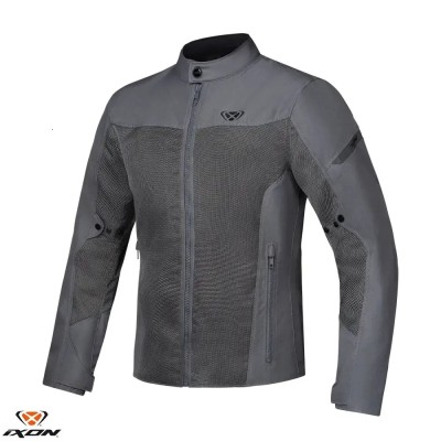 Geaca (jacheta) barbati pentru scuter - motocicleta Racing/Roadster Ixon vara model Fresh MS culoare: gri &amp;ndash; tip croi: Slim Fit XL foto