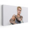Tablou afis Justin Bieber cantaret 2382 Tablou canvas pe panza CU RAMA 70x140 cm