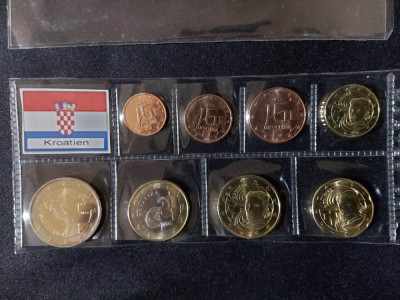 Euro set - Croatia 2023 foto