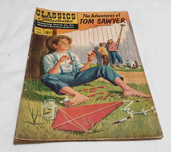 Benzi desenate - revista pentru copii - Tom Sawyer - Ianuarie 1965