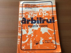 Arbitrul buletin tehnic anul XVI nr. 4 / 1984 (44) FRF RSR fotbal sport CNEFS