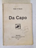 DA CAPO - versuri de RADU D. ROSETTI , 1919