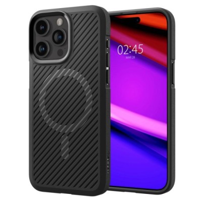 Husa pentru iPhone 15 Pro Max - Spigen Core Armor MagSafe - Matte Black foto