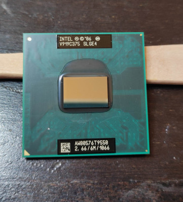 Intel Core 2 Duo Procesor T9550 2,66 GHz, 6mb Cache, 1066MHz FSB, Sk P foto