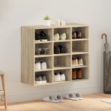 vidaXL Dulap pentru pantofi Sonoma oak 52.5 x 30 x 50 cm Lemn compozit