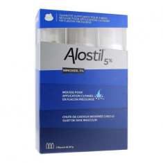 Spuma pentru Cresterea Parului, Johnson & Johnson, Alostil, Minoxidil 5%, 3x 60ml