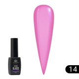 Ojă semipermanentă cu efect de vitraliu Global Fashion 8ml, Tinted Glass 14