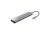 Cumpara ieftin Adaptor Trust Dalyx 7-in-1, 2 porturi interfata USB-A 3.2 gen