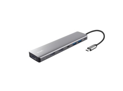 Adaptor Trust Dalyx 7-in-1, 2 porturi interfata USB-A 3.2 gen foto