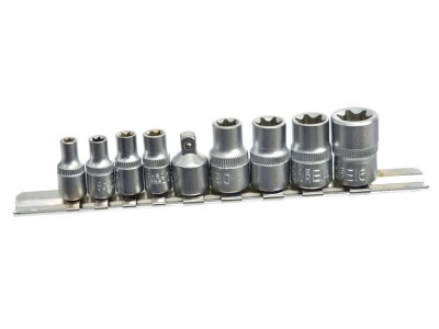 Set chei tubulare torx, 9 piese, GEKO G10169 foto