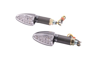 Set semanlizari MRT-001, LED 15 diode, culoare carbon, E-mark Cod Produs: MX_NEW KRZTNL014 foto