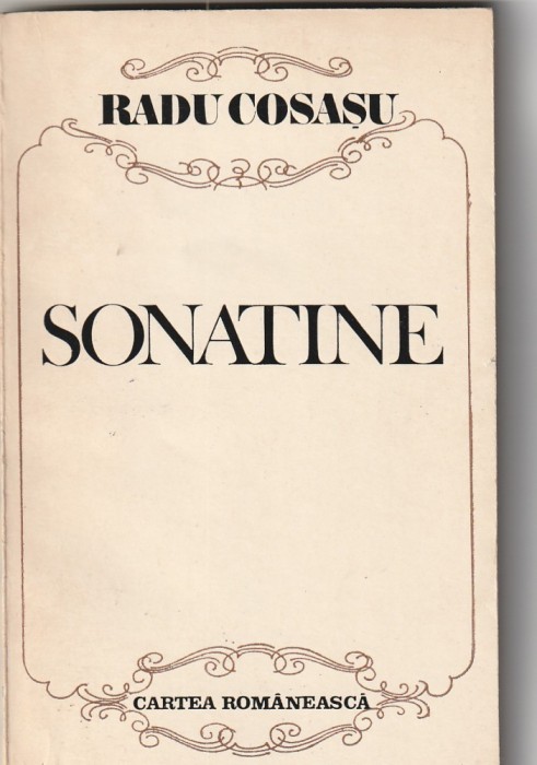 RADU COSASU - SONATINE