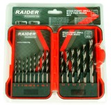 Set burghie pentru lemn &Oslash;3-10mm 15 piese, Raider 157791