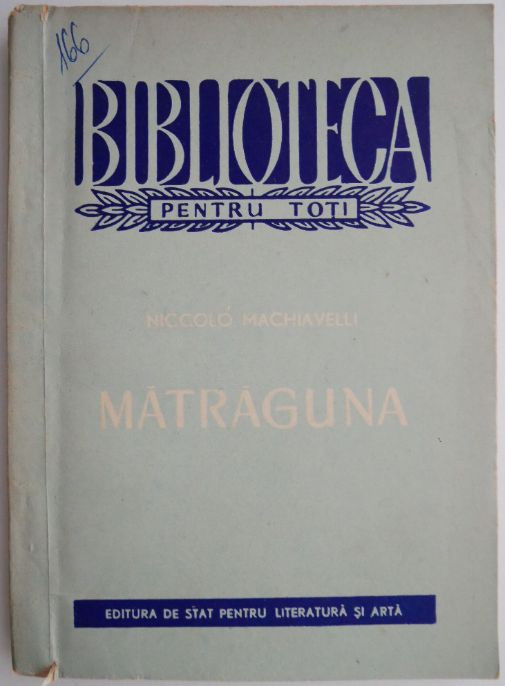 Matraguna &ndash; Niccolo Machiavelli (putin uzata)