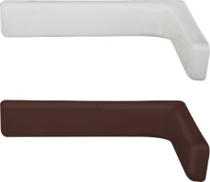 Consola Metalica cu Masca 180x115mm Maro - 674777 foto
