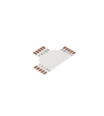 Conector PCB T de 10mm 5-Pini pentru benzi LED RGB SMD5050-Conținutul pachetului 1 Bucată foto