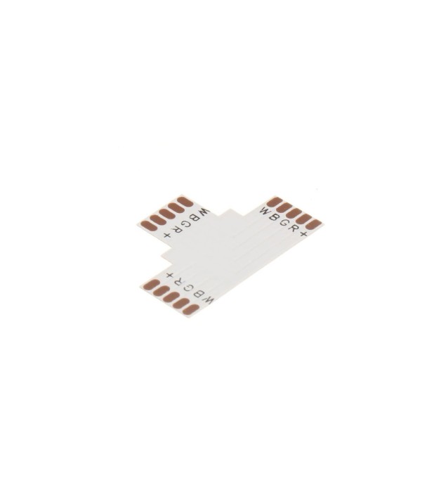 Conector PCB T de 10mm 5-Pini pentru benzi LED RGB SMD5050