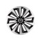 Set 4 capace roti Fox Gri-Negru R14 Compatibil Cu Toyota
