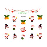 Cumpara ieftin Abtibild Unghii SensoPRO Milano Christmas Wonderland Edition, QY-SD030