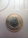Moneda 10 Dollari 1981 East Caribbean Stătea AUNC. ( FAO )