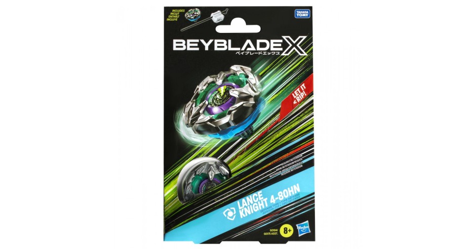 Beyblade X Let It Rip Set: Lansator + Roata Lance Knight 4-80HN Hasbro ...