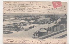 bnk cp Franta Marsilia carte postala circulata catre Bucuresti 1904