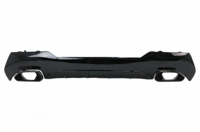Difuzor Bara Spate cu Ornamente Evacuare Negre compatibil cu BMW 4 Series G22 G23 M Sport (2020-up) M440i Design RDBMG22M4B