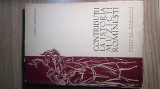 Cumpara ieftin Romeo Ghircoiasiu - Contributii la istoria muzicii romanesti - Volumul I (1963)