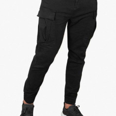 Alpha Industries pantaloni de bumbac Airman Pant culoarea negru 188201.03-black