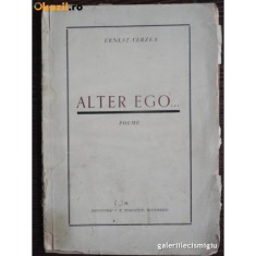 ALTER EGO - ERNEST VERZEA, cu dedicatie foto