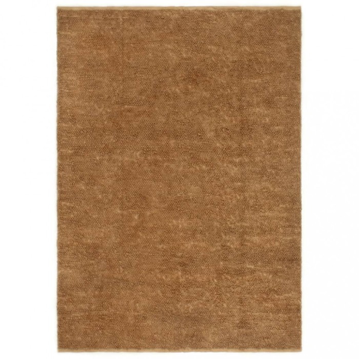 vidaXL Covor buclat lucrat manual, 80x160 cm, iută și bumbac