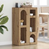 vidaXL Bufet Stejar Artizanal 59 x 35 x 100,5 cm Lemn compozit 891343