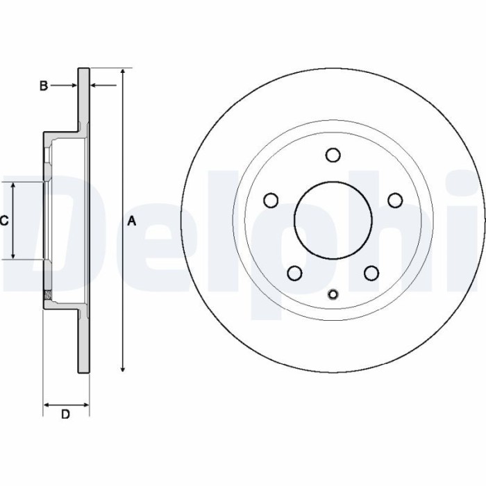 DELPHI BG4707C Disc frana