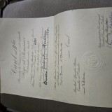 Decret acordare Ordinului &quot;Coroana Rom&acirc;niei&quot; de către Carol al II lea