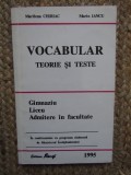 Marileana Chiriac, Marin Iancu - Vocabular - teorie si teste