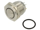 Comutator Anti-Vandalism 2 Poz SPST-NO 3A 250VAC IP65 16mm