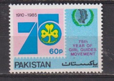 ANUL INTERNATIONAL AL TINERETULUI 1985 PAKISTAN MI 647 MNH